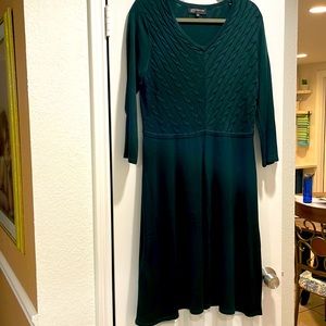 Jones New York Sweater dress, green